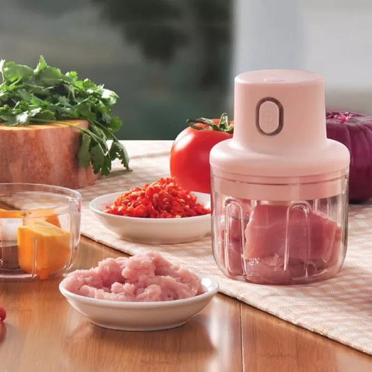 (100ml) Single Bowl Electric Mini Grinder Food Chopper (random Color)