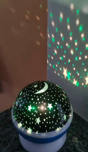 Star Master Night Light Projector – Rotating Galaxy Star Light, LED Color Changing Lamp for Room Decoration (Random Color)
