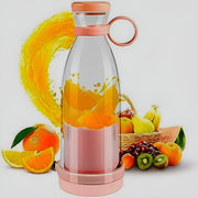 Mini portable blender with USB rechargeable design for making fresh smoothies, juices and shakes on the go