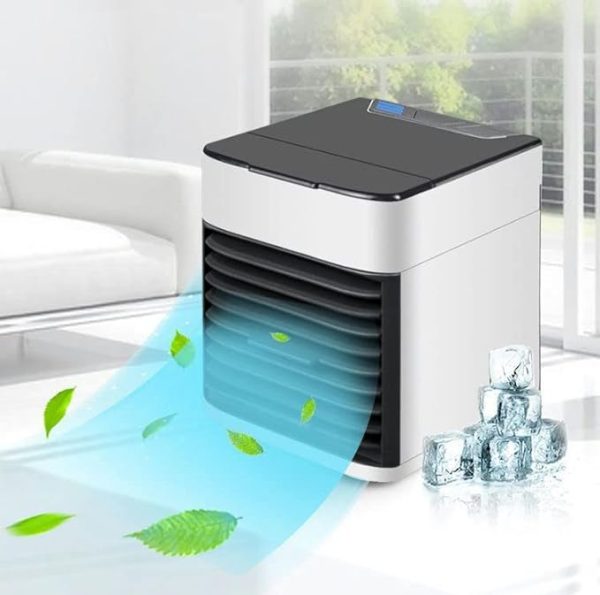 Mini Air Cooler & USB Humidifier Fan – Portable AC for Room
