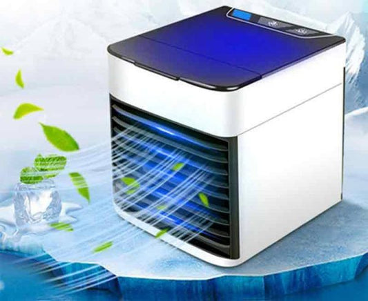 Mini Air Cooler & USB Humidifier Fan – Portable AC for Room