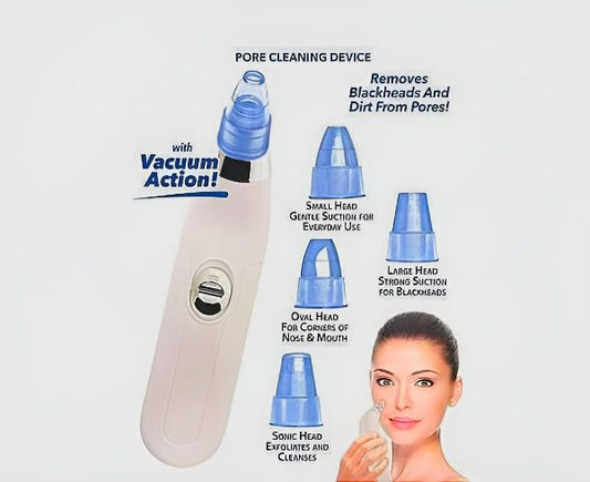 Black Head Remover - Derma Suction Nose Cleaner - Electric Pore Vacuum Cleaner for Deep Facial Cleansing & Skin Care